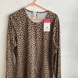 Marleylilly Woman's top *NWT* Lg Sleeves 2X Geometric Print